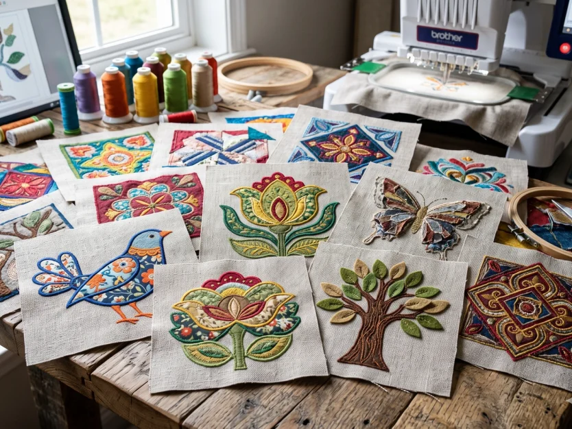Evergreen Punch Applique Digitizing