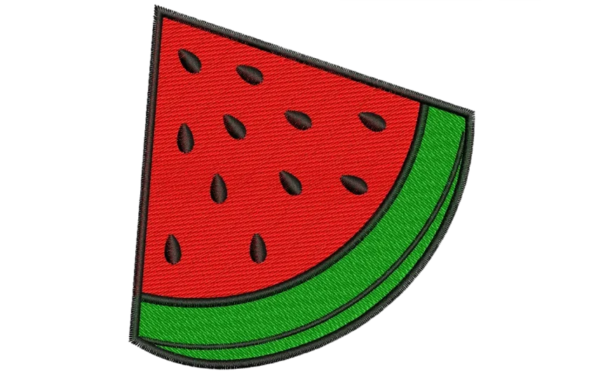water mellon applique